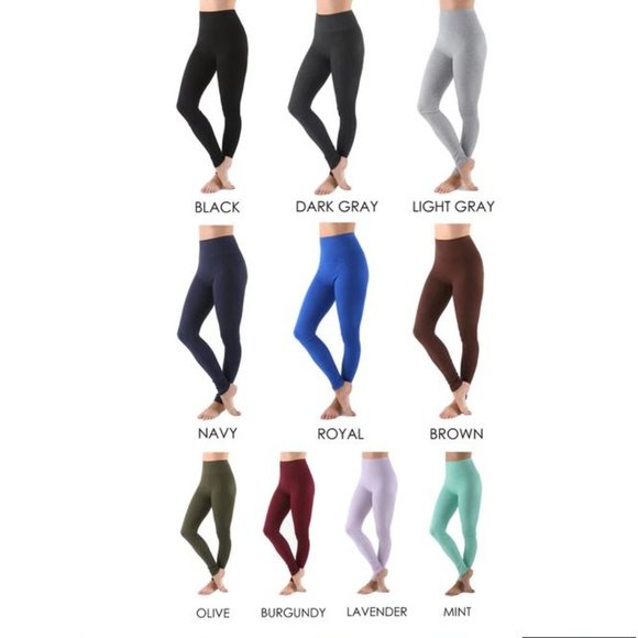 Highwaisted Breathable Cotton Leggings - Picture 5 of 5